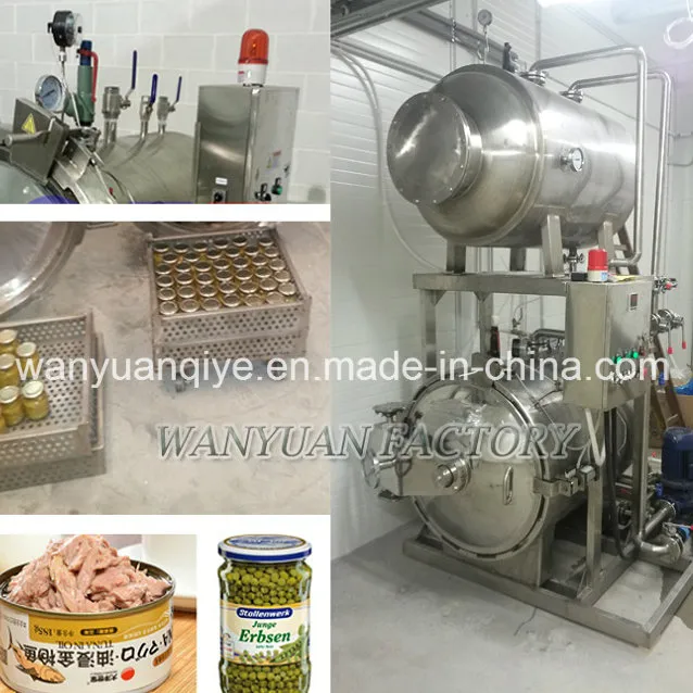 Double Layer Hot Water Sterilizer Retort