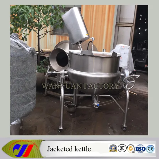 100L-1000L Gas Heating Jacketed Kettle with Automatic Control