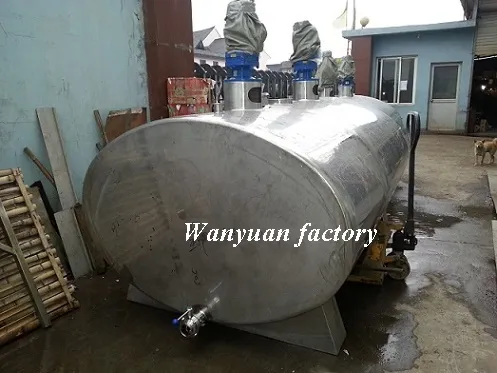 4000L Stainless Steel Milk Storage Tank