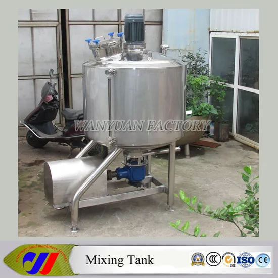 1000L Stainless Steel Steam Heating High Shear Emulsification Tank