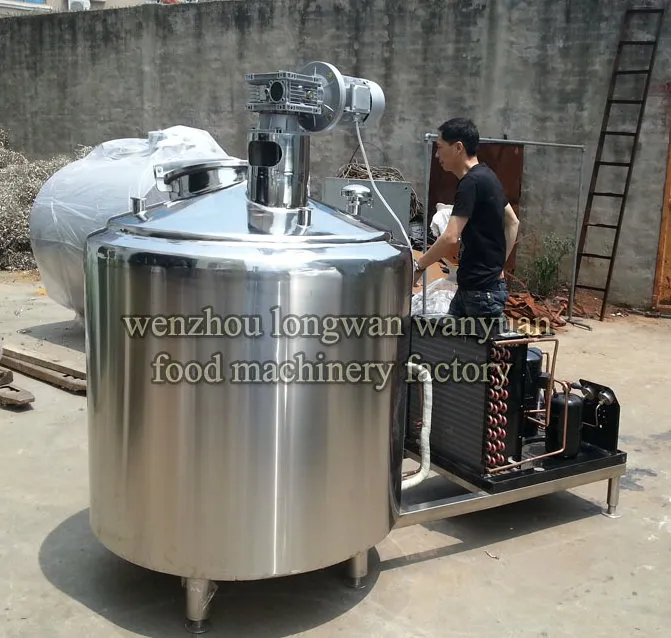 Milk Cooling Tank with Automatic Cip Cleaning System