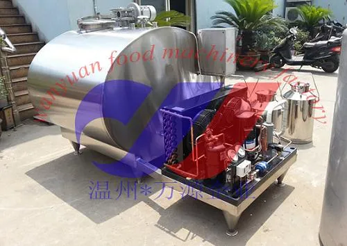 500L Stainless Steel Milk Tank with Refrigeration