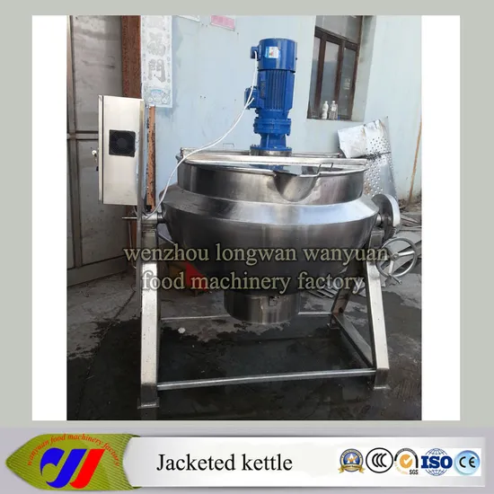 200L Gas Jacketed Tomato Sauce Cooking Pan