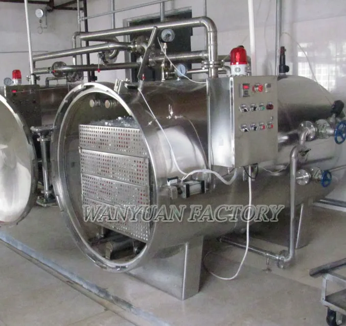 2000L Stainless Steel Electric Heating Sterilizer Retort