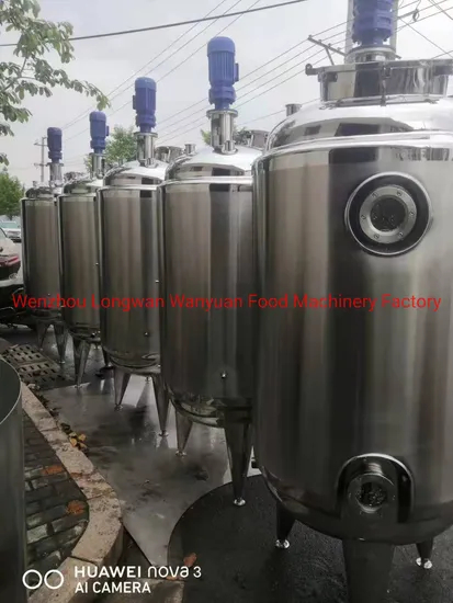 Sanitary Mixing Tank with Manhole