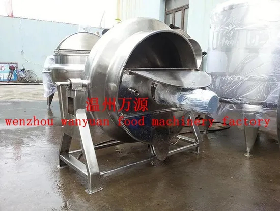 600L Steam Cooker with Mixer and Scraper
