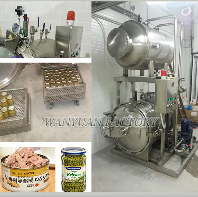 Electric Heating Sterilizing Equipment for Foods