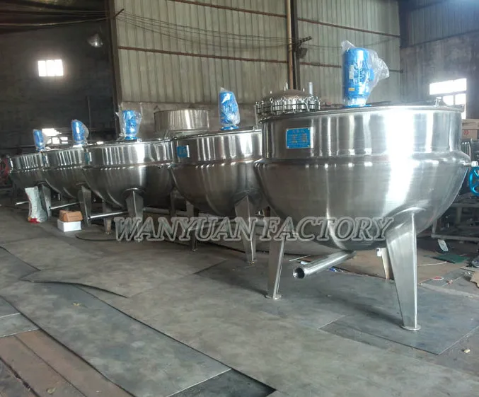 500L Steam Heating Jacketed Brew Kettle