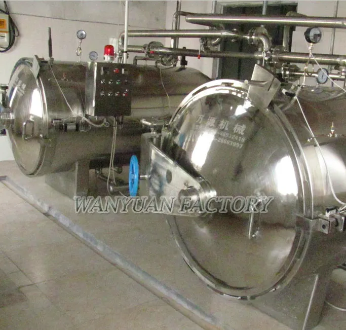 Ss Steam Heating Autoclave Sterilizer for Packaged Food