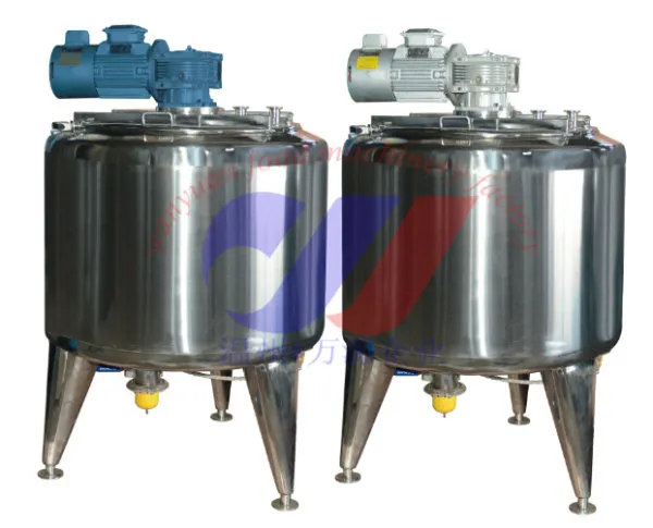 Stainless Steel Heating Mixing Tank with Scraper Agitator