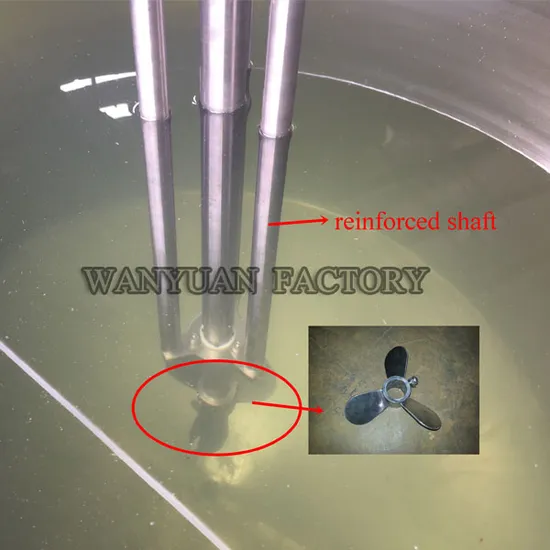 Steam Heating Closed Mixing Tank with Manhole