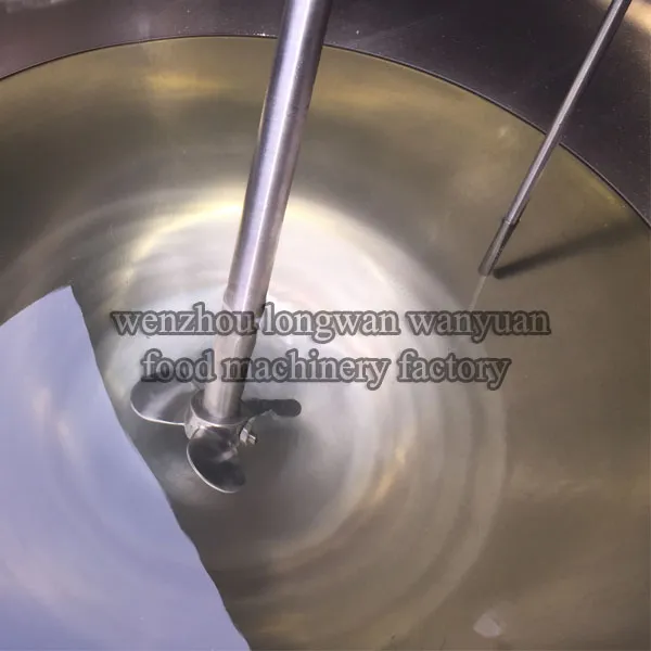 200L Steam Heating Stainless Steel Jacketed Cooking Kettle