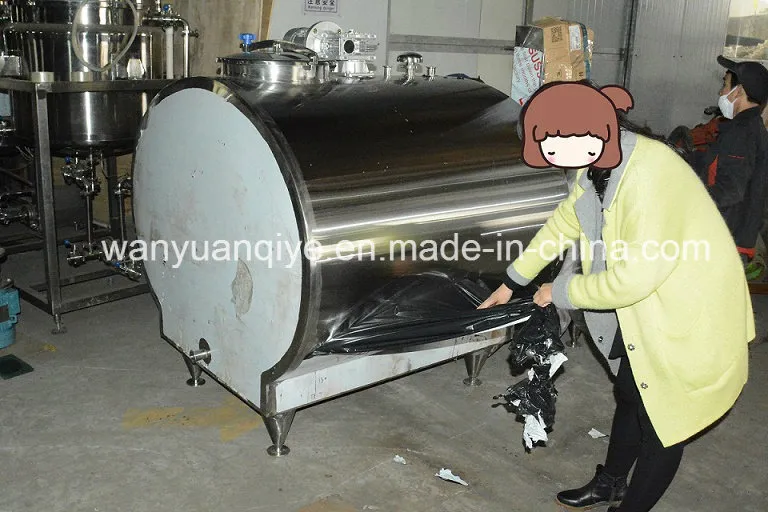Small Horizontal Cooling Milk Tank