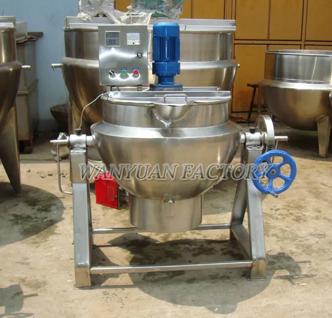 100 Liters Tilting Jacketed Kettle with Gas Heating