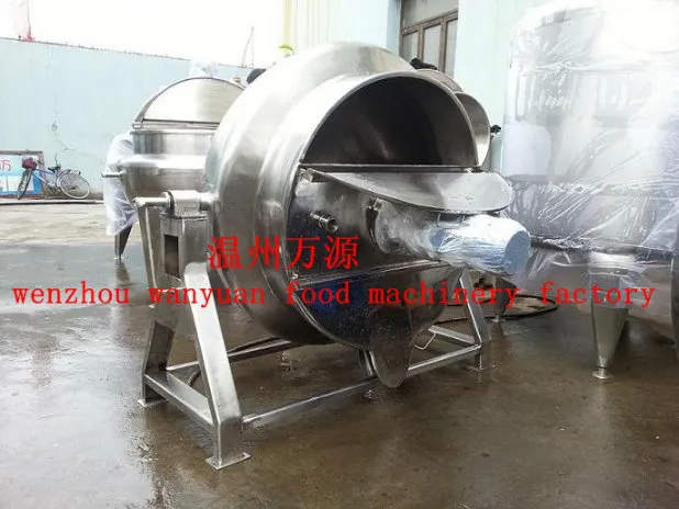 Stainless Steel Steam Heating (50~600L Cooking Kettle) Jacketed Kettle