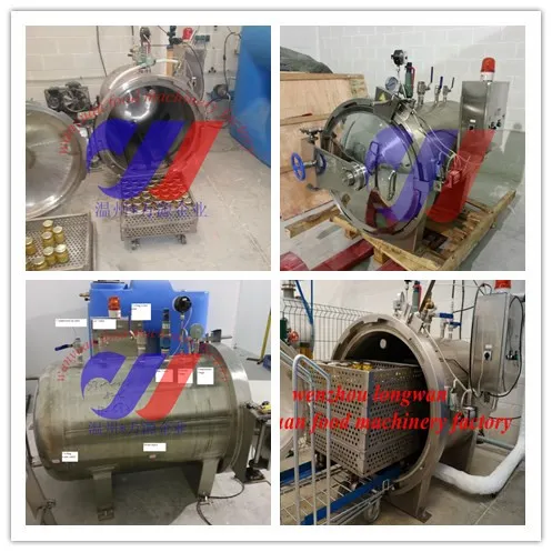 Steam Water Spray Sterilizer Autoclave Retort for Glass Jars