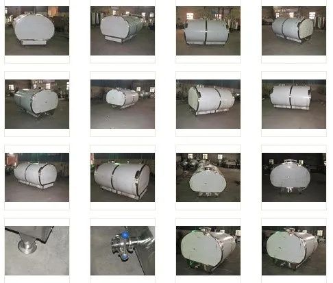 4000L Stainless Steel Milk Storage Tank