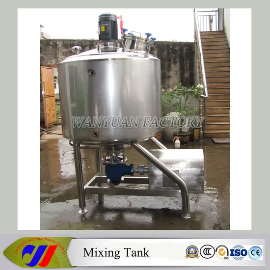 1000L Stainless Steel Steam Heating High Shear Emulsification Tank