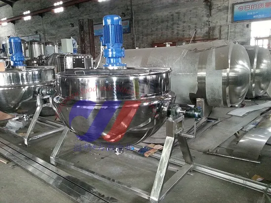 Automatic Tilting Steam Heating Jacketed Cooking Kettle