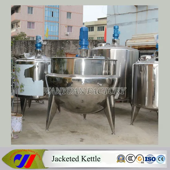 1500L Large Capacity Steam Heating Jacketed Cooking Pot