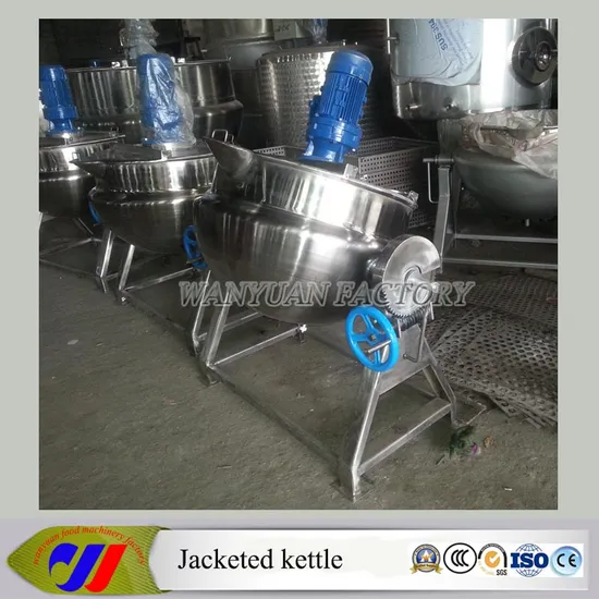 Steam Heating Jacketed Cooking Tank Cooking Pot