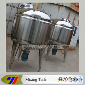 1500 Liters Steam Heating Tank with Bottom Mixer