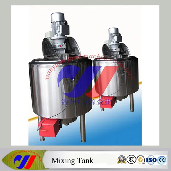 Stainless Steel Gas Heating Mixing Tank