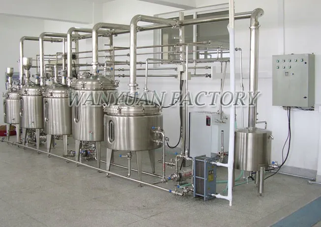 Uht Milk Production Line 1000L/H